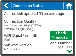 no internet connection message